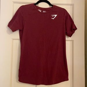 Gymshark Maroon Workout Tee